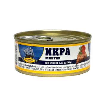 Baltiyskiy Ulov Alaska Pollock Roe (Mintaya), 100g image