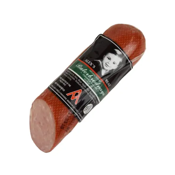 Alex's Meat Buterbrodnaya Cervelat Cooked Salami, Prepacked image