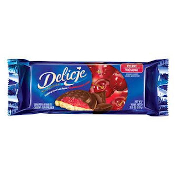 Delicje Cherry Biscuits, 147g image