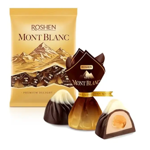 Roshen Mont Blanc Whole Hazelnut Candy, Prepacked image