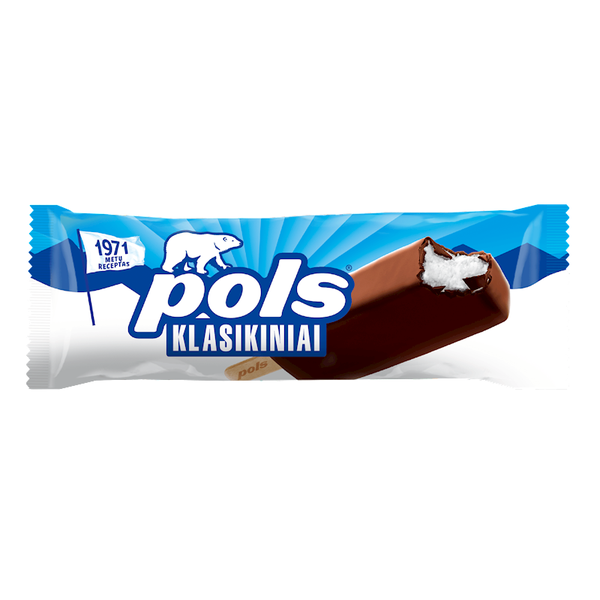 Pols Ice Cream in Chocolate Glaze, 120ml image