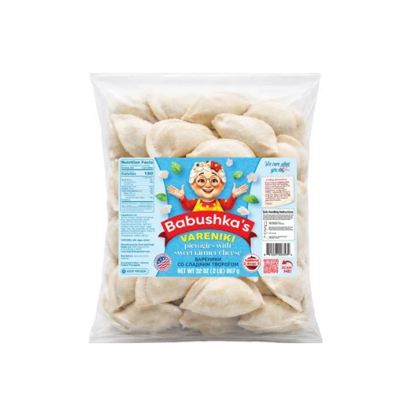 Babushkas Farmer Cheese Vareniki (Pierogi), 2 lb image