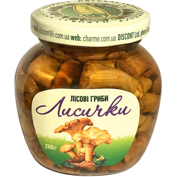 Charme Marinated Chanterelle Mushrooms, 240g image