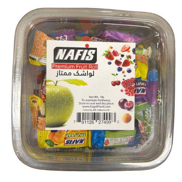 Nafis Premium Fruit Roll Single Packs, 1 lb