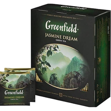 Greenfield Jasmine Dream Green Tea Bags, 100 bags image