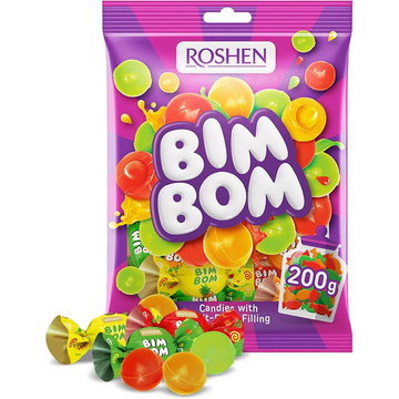 Roshen Bim Bom Caramel Candies, 200g image