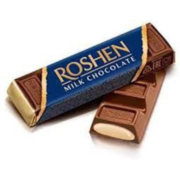 Candy  Milk-Chocolate Bar with Creme Brulee, Roshen, 43g