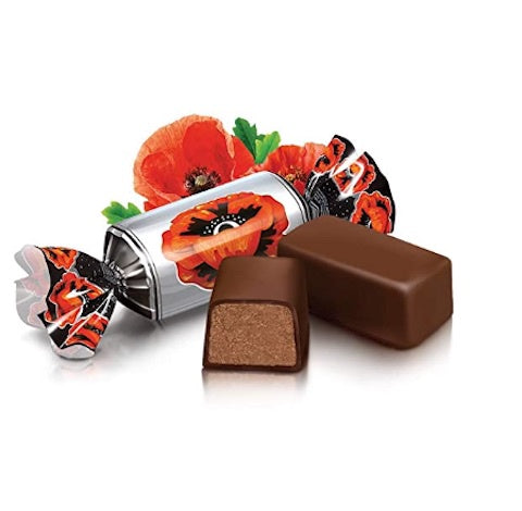 Candies Roshen Chocolate Krasniy Mak, per lb